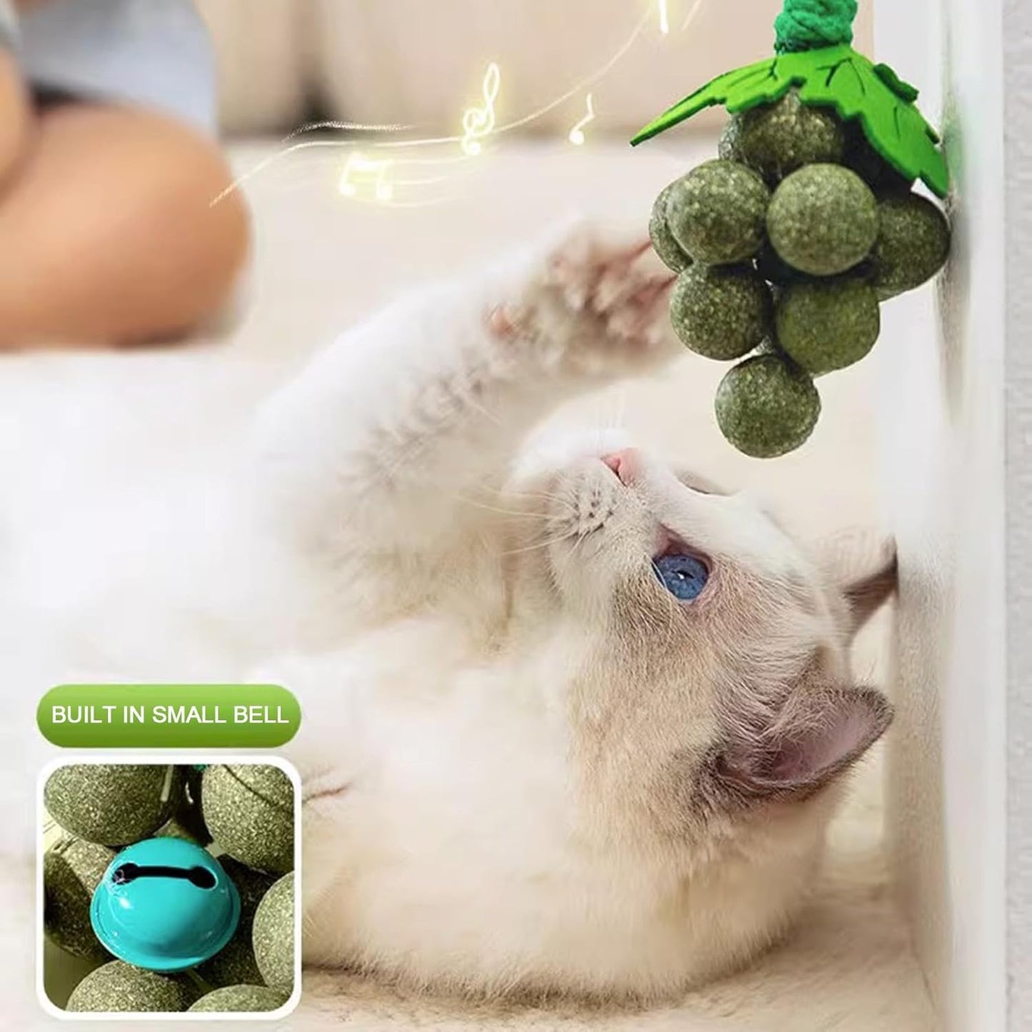 Natural Catnip Toy – Grape Ball - Play, Health, Style