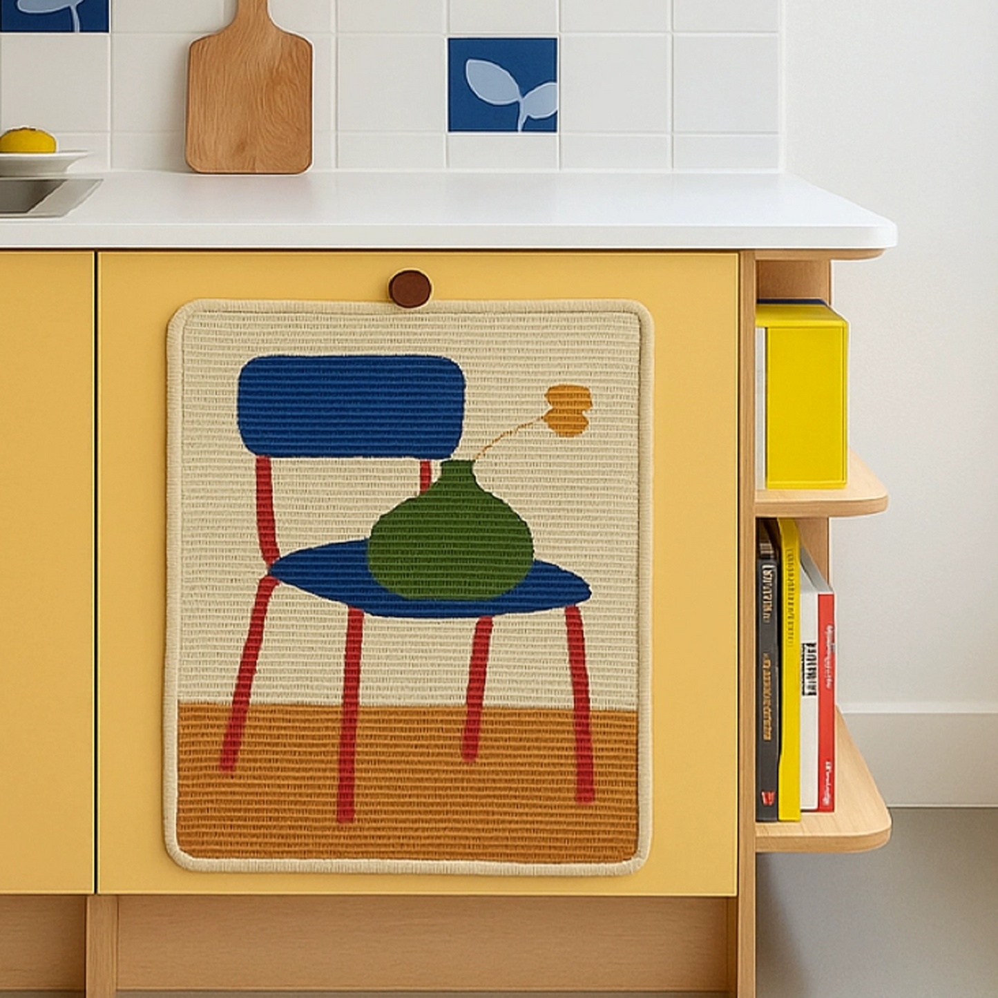 Art Scratching Mat - Natural Sisal - Wall Furniture Protected