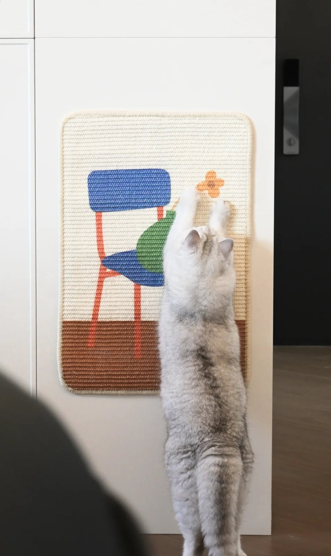Art Scratching Mat - Natural Sisal - Wall Furniture Protected