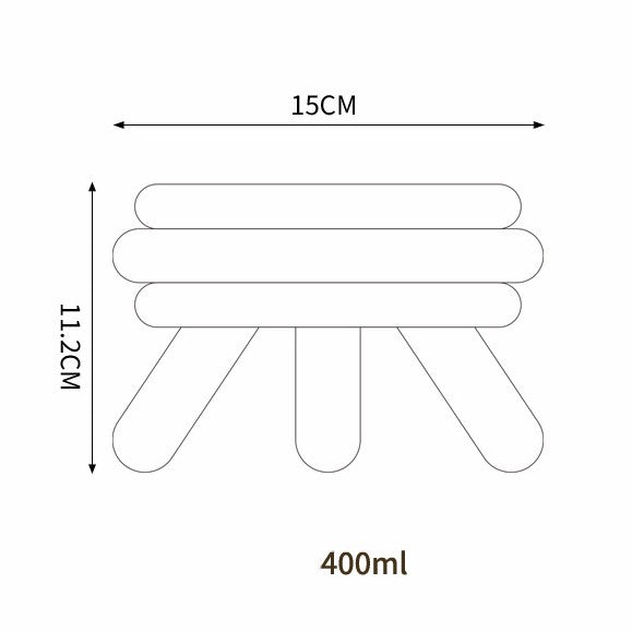 ZOOMATE - Tripod Elevated Ceramic Pet Feeder - Stable, Joint Health Focus & Modern Minimalist Design