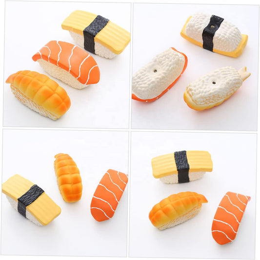 Sushi Toy Set in 3 pieces - Latex - Dog Squeaky