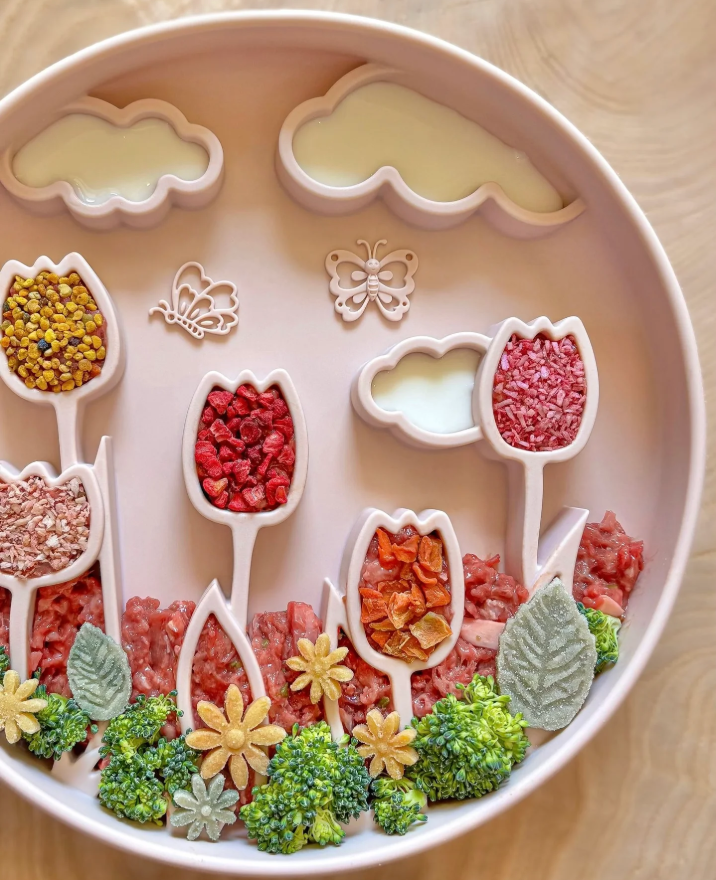 Blooming Tulip Slow Feeder Bowl