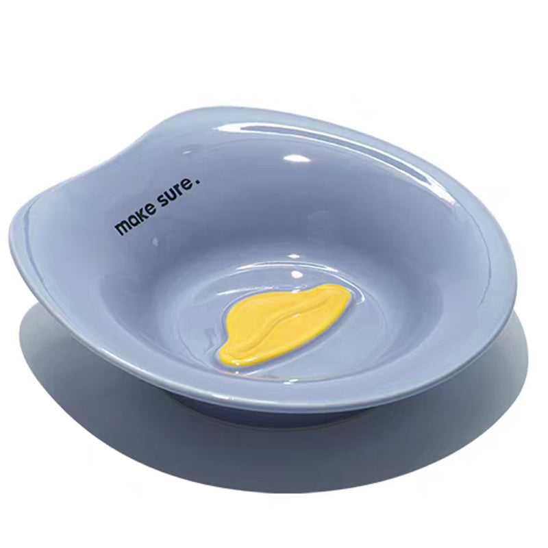 Adjustable Elevated Ceramic Cat Bowls with Anti-Slip Rubber Pad, Splash Guard, Lead & Cadmium Free, Whisker Friendly