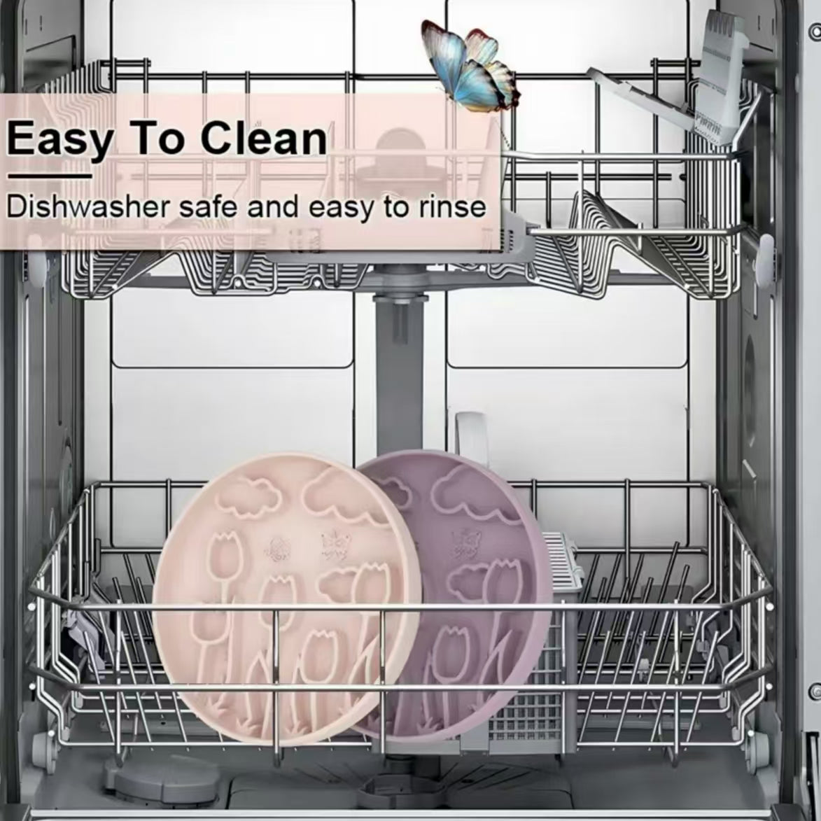 Blooming Tulip Slow Feeder Bowl