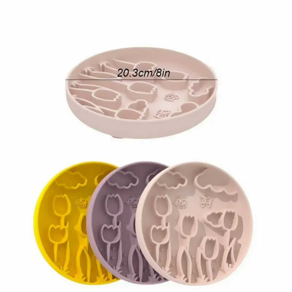 Blooming Tulip Slow Feeder Bowl