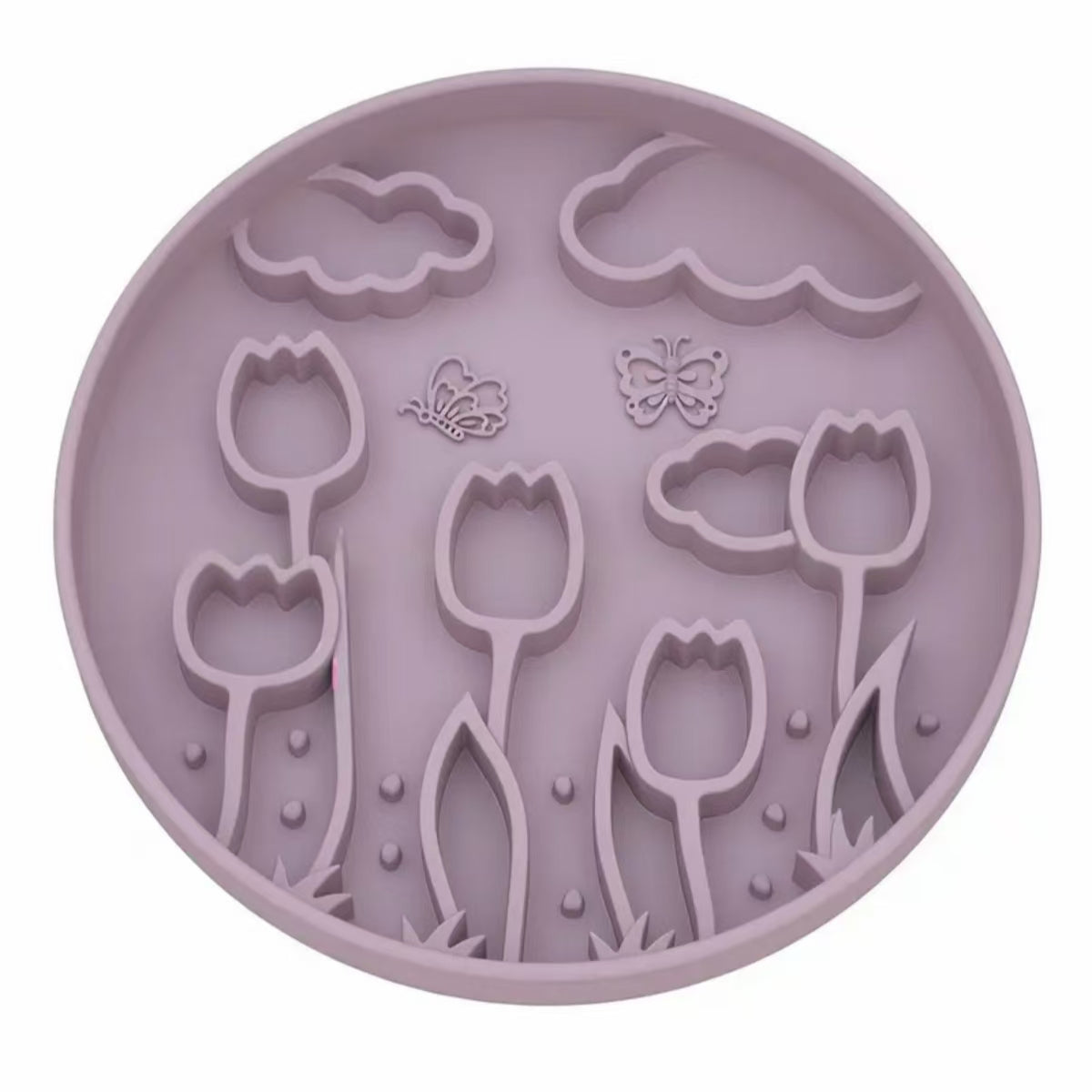 Blooming Tulip Slow Feeder Bowl