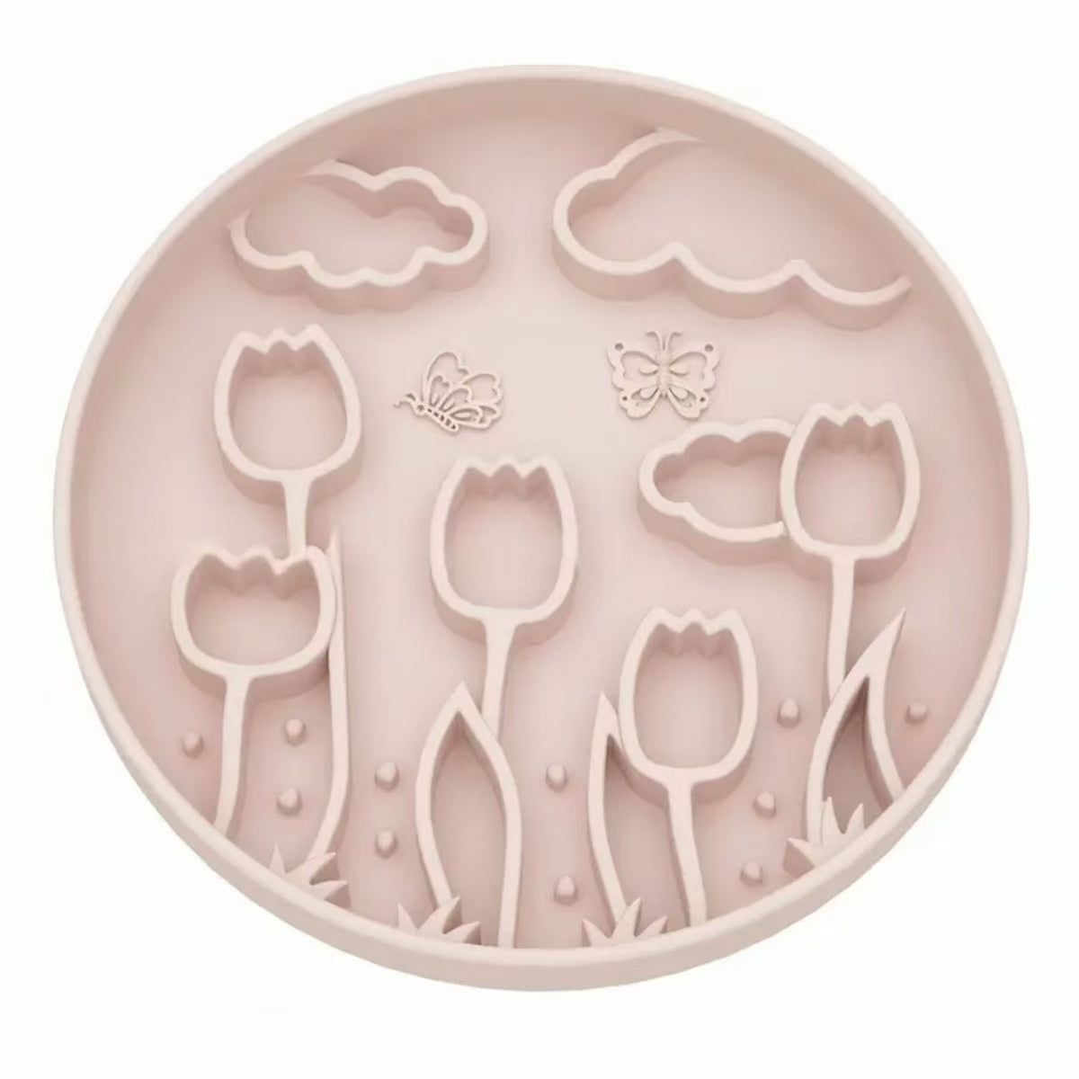 Blooming Tulip Slow Feeder Bowl