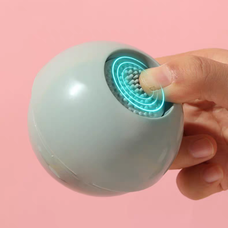 UFO Pet Comb Massage Brush - Tool&Toy in 1 - OneClick Button Design